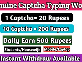 Captcha typing jobs without investment