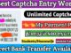 Captcha entry work without investment in india