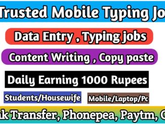Online mobile typing jobs work from home