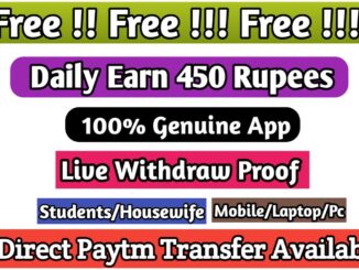 Earn 450rs per day