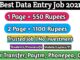Data entry jobs online from home