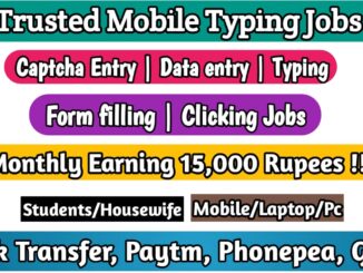 Trusted mobile typing jobs in india