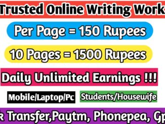 Online writing jobs from home without investment