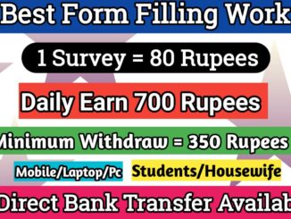 Best form filling jobs without investment
