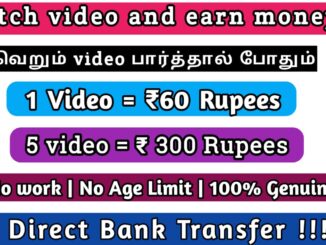 Watch video and earn money without investment