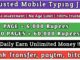 Trusted mobile typing jobs without investment